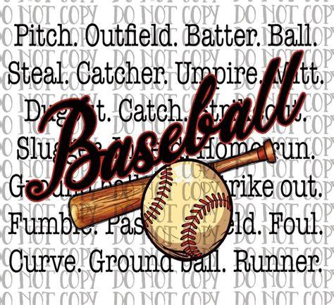 Baseball Word Art | SVG Cut File