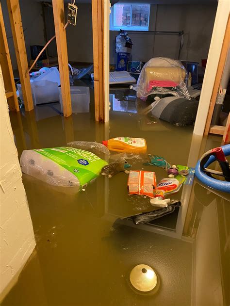 Basement flooding emergency