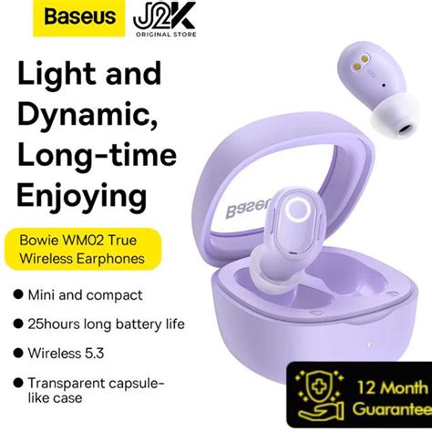 Baseus True Wireless Bluetooth Earphone Mini Earbuds TWS WM02