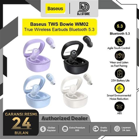 Baseus WM02 True Wireless Bluetooth Earphone Mini Earbuds TWS