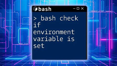 Bash Script Check If Variable Is Set