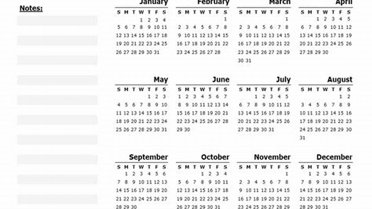 Basic Empty Calendar For 2025