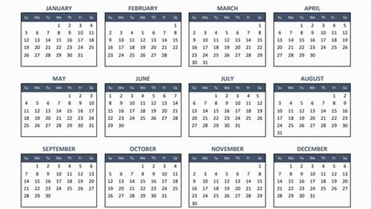 Basic Printable Calendar 2025