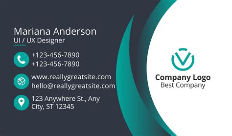 Basic - Free Business Card Template for Photoshop | Cursive Q