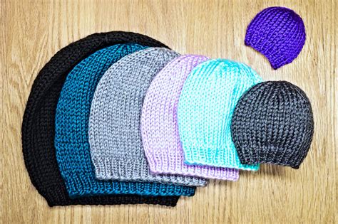 Basic Beanie Knitting Pattern