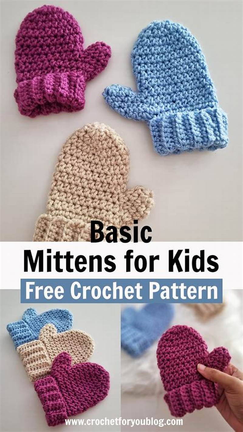 Basic Crochet Mitten Pattern