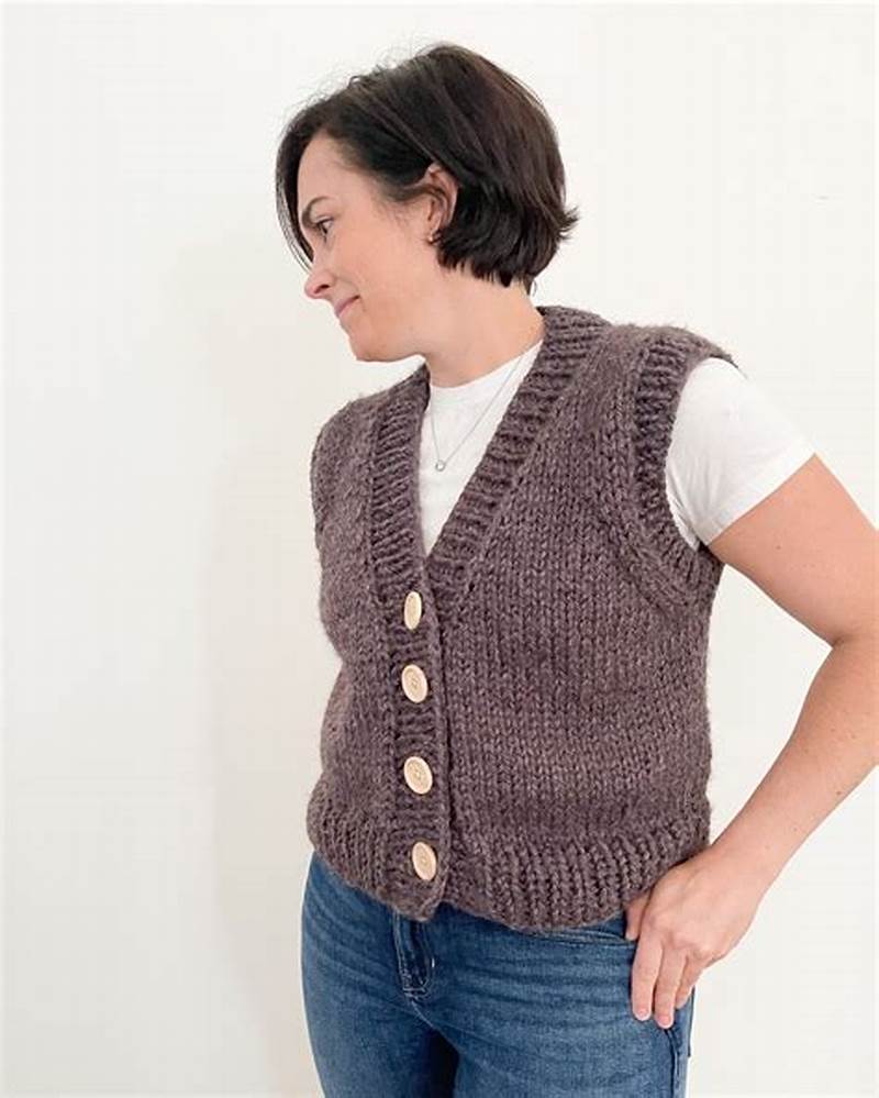 Basic Knit Vest Pattern