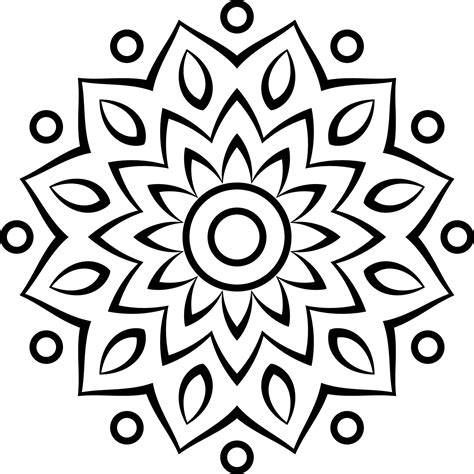 Basic Mandala Coloring Pages