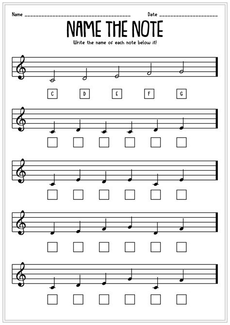 Unlock the Power of Music: Free Basic Music Theory Worksheets to Get You Started!