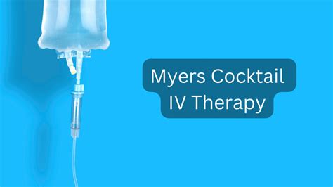 Basic Myers Cocktail IV Therapy Boise: Nourishing Your Body with Essential Nutrients