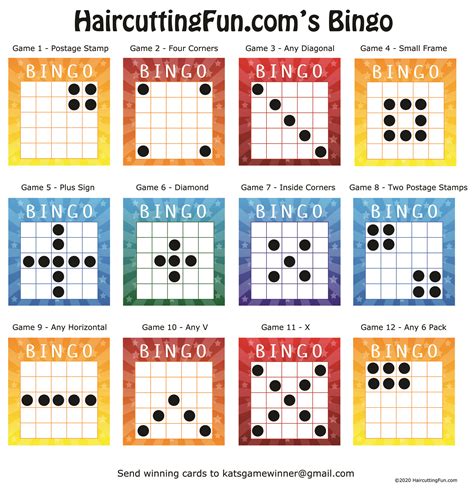 Basic Simple Bingo Patterns