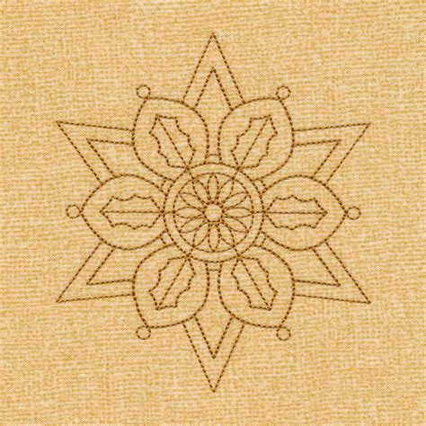 Basic Star Linework Embroidery