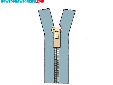 Simple Zipper Drawing Tutorial