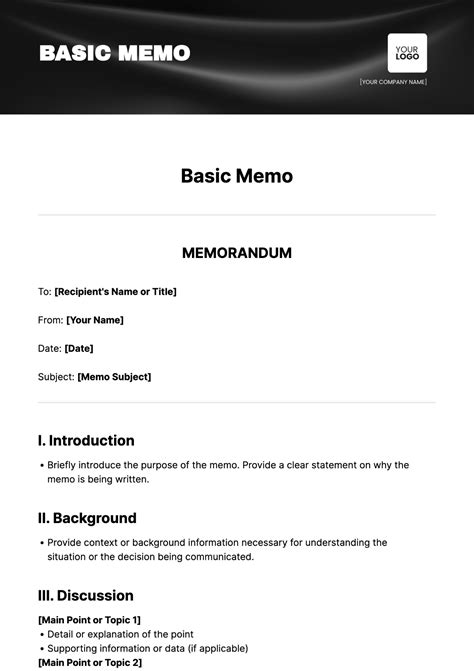 FREE Memo Templates in Microsoft Word (DOC)