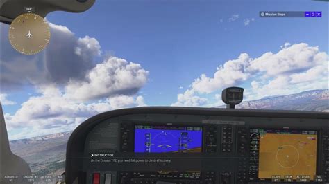 Basic training on Microsoft Flight Simulator