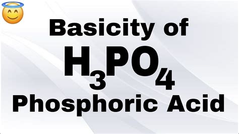 Basicity of H3PO4