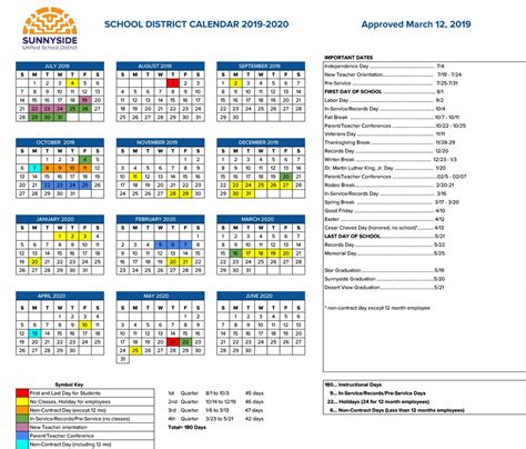 Basis Scottsdale Primary East Calendar