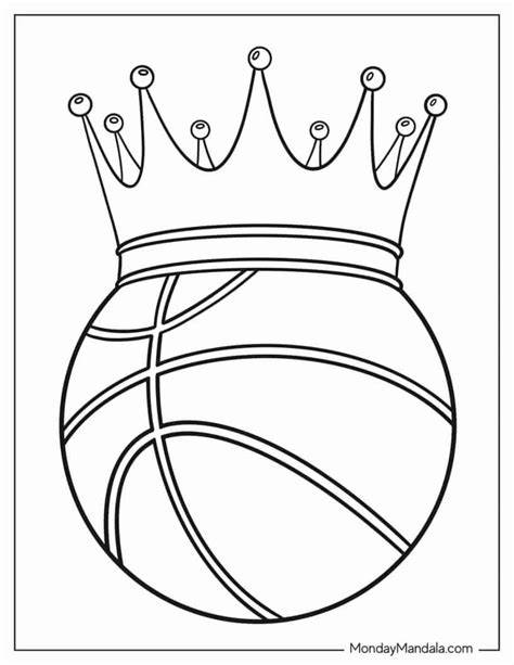 Basket Ball Coloring Pages