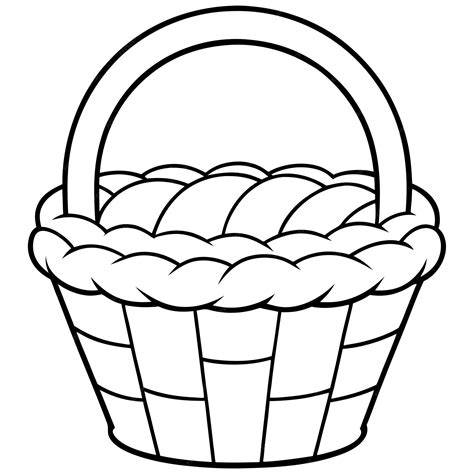 Basket Coloring Page