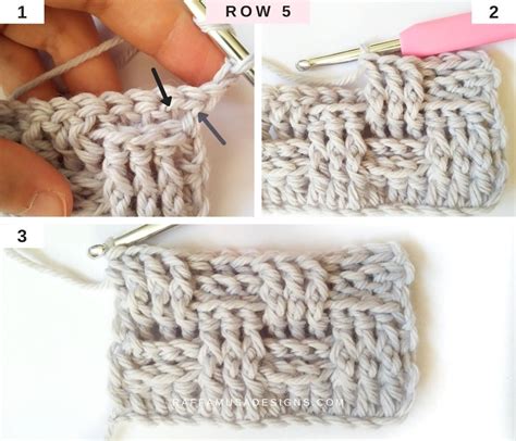 Basket Weave Pattern Crochet