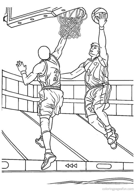 Basketball Coloring Sheets Printable