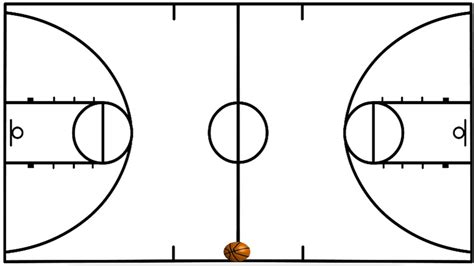 Basketball Court Diagrams Printable