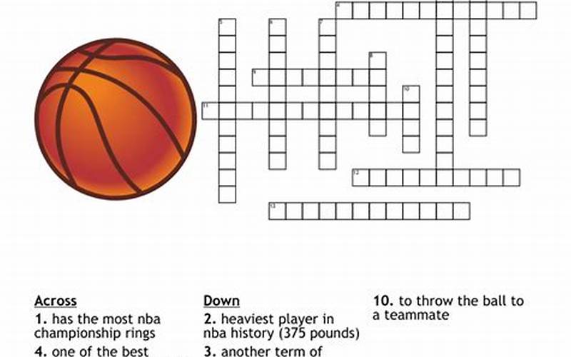Basketball Crossword Clue