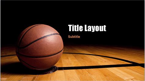 Basketball Powerpoint Template Free