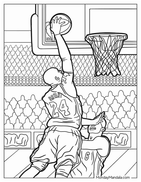 Basketball Color Pages
