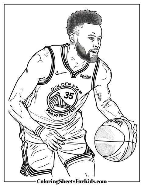 Basketball Coloring Pages