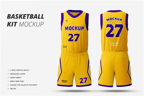 Download Basketball Kit Mockup For Silhouette