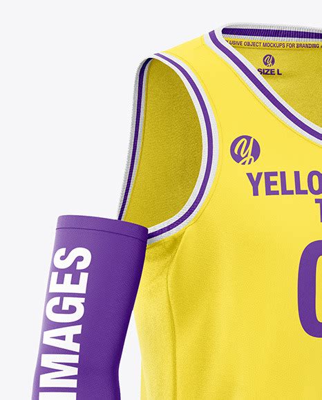 Basketball Kit Mockup Half Side View