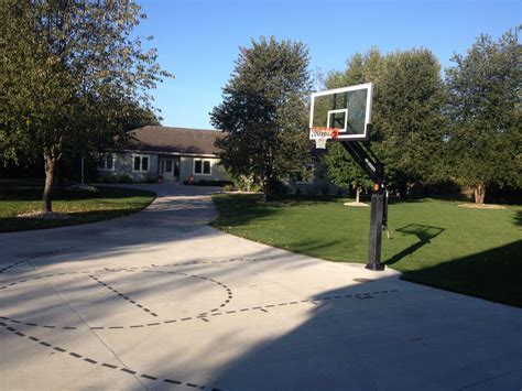 Basketball Lines For Driveway