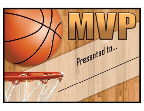 Download 10 Basketball Mvp Certificate Editable Templates intended for