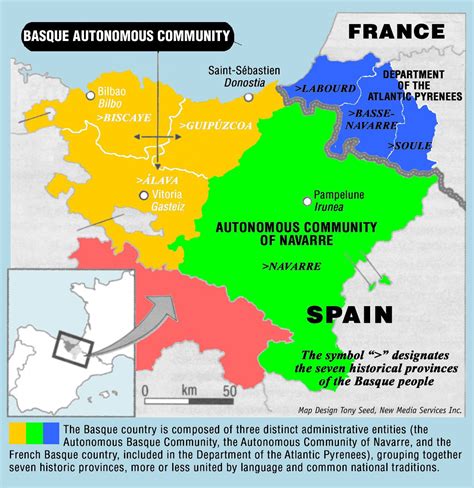 Basque Country Map