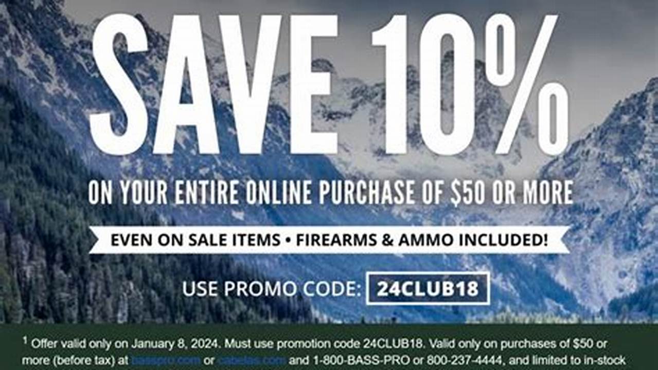 Bass Pro Promo Code April 2024 Promo Code