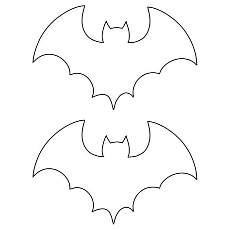 Bats Template Bat template, Halloween templates, Bats halloween templates