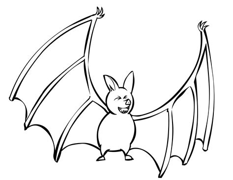 Bat Coloring Page Printable