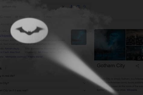 Bat Signal Easter Egg