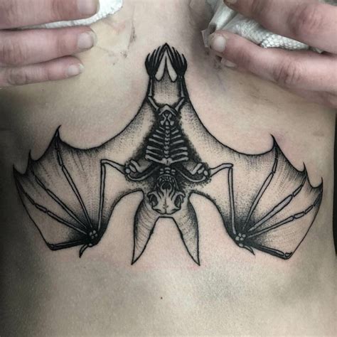 Bat Skeleton Tattoo