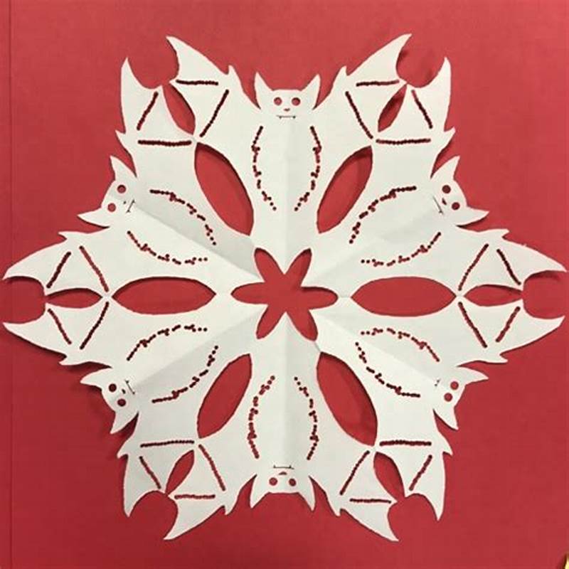 Bat Snowflake Pattern