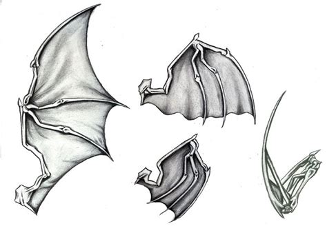 49 best Bat Wings Tattoo Drawings images on Pinterest
