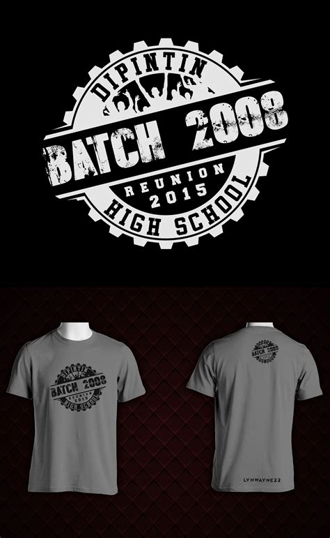 Batch Reunion T Shirt Design Template