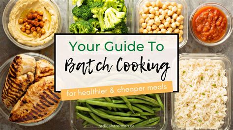 Batch Cooking Basics