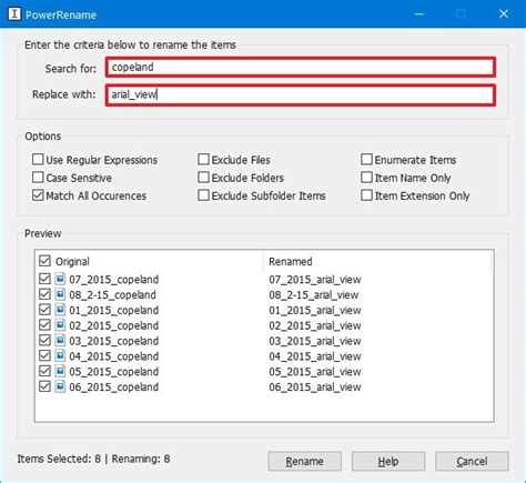 Batch Rename Files in Windows 10 using PowerToys