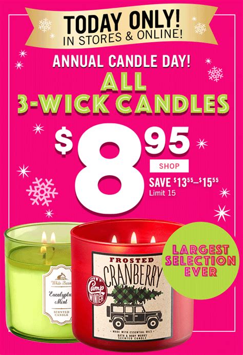 Bath & Body Works Candle 3 Wick 14.5 Ounce Chill Calming