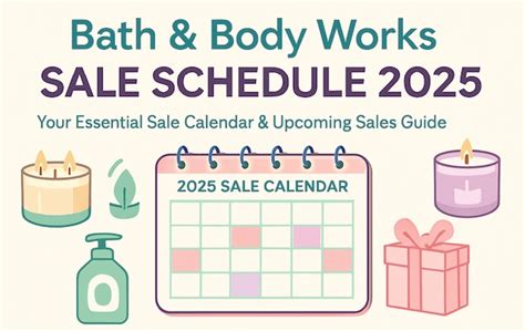 Life Inside the Page Bath & Body Works Calendar of Sales