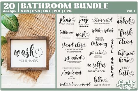 Download Bathroom Bundle For Crafts