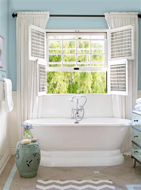 Bathroom Curtain Ideas For Windows