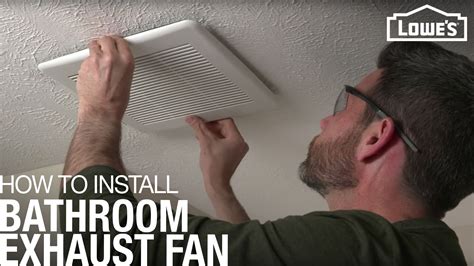 Bathroom Fan Cover Installation